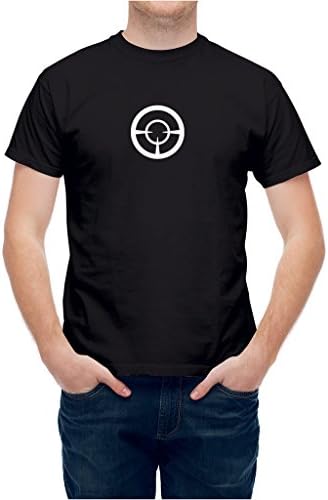 T-shirt Archery Shooting Aim Target Bullseye Black L
