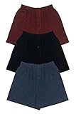 Texere Men's Bamboo Boxer Shorts (Sancus, 3-Pack, Black/Heather Blue/Heather Burgundy, Large) Top Loungewear for Him MB6305-402-L
