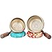 CAHAYA Singing Bowls Tibetan with 2 Cushions 4.3 Inches Meditation Sound Bowl Handcrafted in Nepal for Yoga, Deep Relaxation, Stress Reduction, Holistic Healing, Reiki etc.