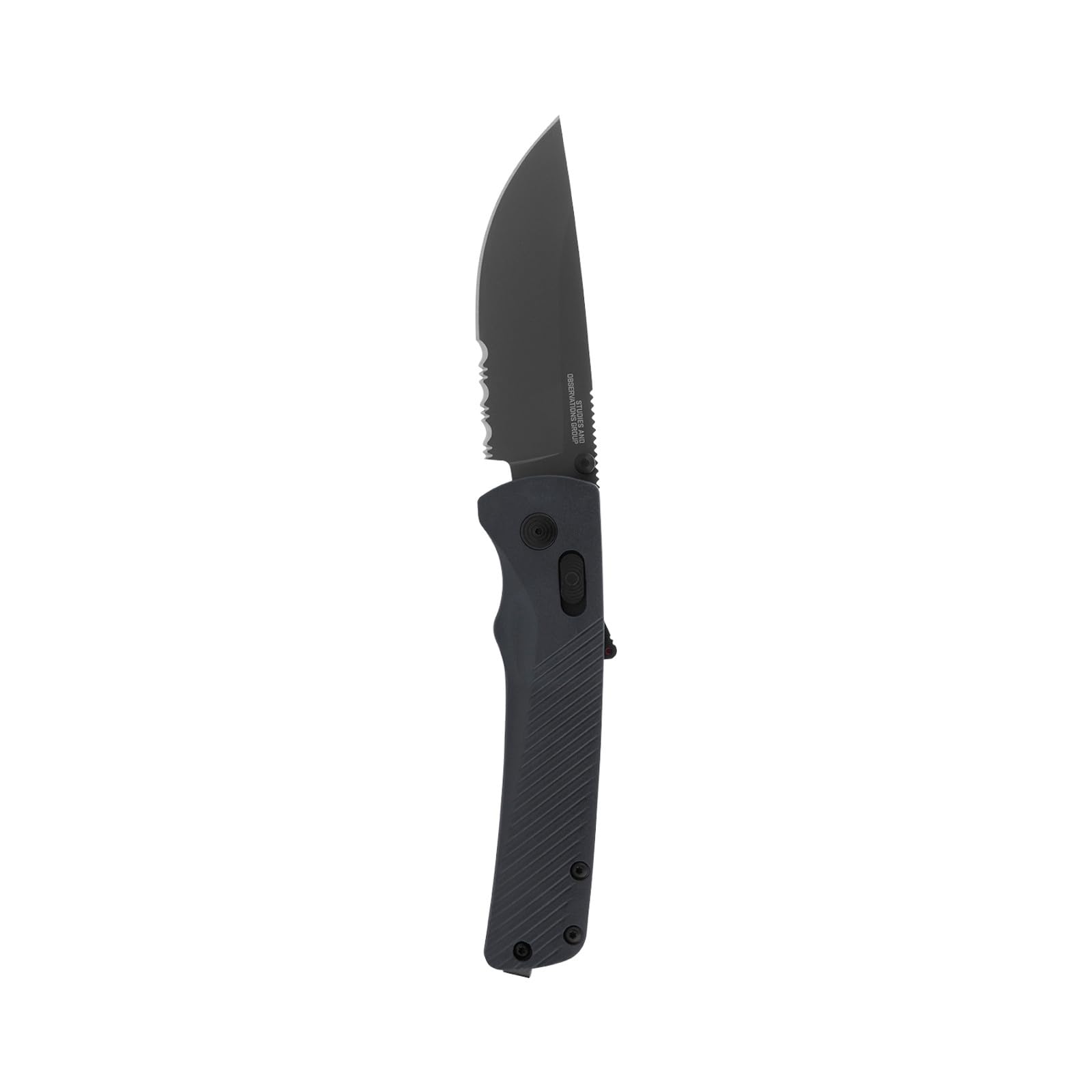 Photo 1 of SOG Flash AT Daily Carry Ambidextrous Partially Serrated Pocket Folding Knife | Ergonomic Handle | D2 Steel Blade, Urban Grey