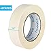 TIANBO FIRST Masking Tape 1.41 Inch Wide Thin Beige White Painters Masking Tape Bulk for Painting Home Office School Stationery, 1.41 Inches x 60 Yards, 6 Rolls