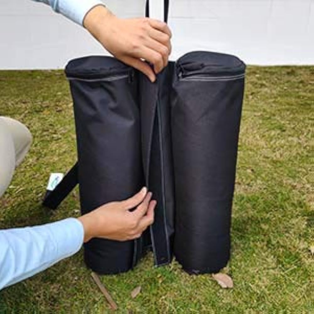 Canopy Weight Gazebos Bags 40 Lb For Pop Up Tent Legs, Sand Weights Set