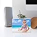 JUOIFIP Premium Acrylic Photo Frame 4x6-5 Pack Gift Box Package, Clear Free Standing Desktop Magnetic Frame Double Sided Best Gift for Family, Perfect Decorate Birthday Wedding Party