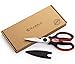 Premium Heavy Duty Kitchen Shears, Multifunction Kitchen Scissors, Latest and Smart Designed, As Sharp As Any Knife, Black-Red (Heavy Duty Kitchen Shears)