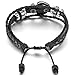MOWOM Alloy Genuine Leather Bracelet Bangle Cuff Cord Anchor Surfer Wrap Adjustable
