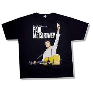 Paul Mccartney NY Event 2011 on The Run Tour Black T Shirt Beatles New Official - Les Beatles, Paul McCartney, John Lennon, RIngo Starr, George Harrison