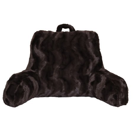 Better Homes and Gardens Beautyful Soft Faux Fur Backrest Pillow (Chocolate)