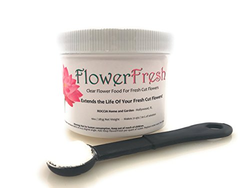 Flower Fresh Clear Cut Flower Food | Keep Flowers Alive Longer | Extend the Life of Fresh Cut Flowers | Flower Food for Clear Vases | 10oz Tub