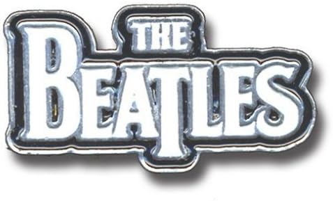 Metal Lapel Pin - The Beatles - Large Logo White Text
