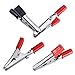 uxcell 10 Pcs 50mm Plastic Handle Test Probe Metal Alligator Clips