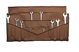 Bull Tools BT 1608 Wrench & Tool Roll 22+4 pocket 100% Dyed 15 Oz. Cotton Duck Canvas (1 Piece, Cinnamon Brown)