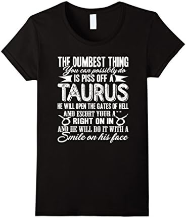 Womens Taurus Shirt - Taurus T Shirts Small Black