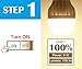 iSmartLED 4 Switchable LED Lighting Levels of 9W/4.5W/2.3W/0.2W, A19 for Medium Base Dimmable Soft White, 60W Equivalent Incandescent Light Bulb, for Type E26, E27, 820lm, Color Temperature 3000K