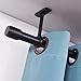 Rose Home Fashion 1 Inch Curtain Rods with Cap Finials 72 to 144-Inch, 1 Inch Curtain Rod, 1 inch Curtain rods, Rustic Curtain Rod, Curtain Rods for Windows 66 to 120 Inch: Black