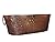 Large Oval Copper Beverage Party Tub Cooler; Ice Tub, Wine Chiller or Beer Bucket for Drinks or Planter Bucket