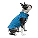Gooby - Fleece Vest, Small Dog Pullover Fleece Jacket with Leash Ring, Deep Blue, Small