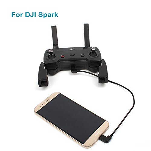 Mavic Pro Mavic Air Spark Cable Threeking DJI Mavic pro/Mavic pro Platinum/Mavic Air/Spark Data Cable Remote Control Date Cable OTG Cable Micro USB to Micro USB 11.8 inch(30 cm) - Thumbnail 5