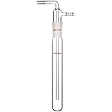 stonylab Glass Vacuum Cold Trap Bubbler with 10mm Serrated Hose, 200mm Length Below The 24/40 Joint