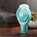 Insten Portable Misting Handheld Fan, Mini Cool Mist Personal Humidifier w/USB Rechargeable Battery, Powerful Water Spray Cooling Electric Fan for Travel Outdoor Camping Music Festival Blue (3 Speed)