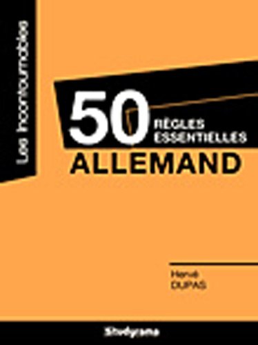 50 règles essentielles, allemand