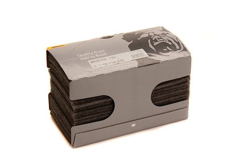 Mirka Mirlon Total/Ultra Fine Grit 1500/25 Pieces/Scuff Pads/General Purpose Sanding/Handsanding Non-Woven / 4.5" x 9" / ‎18-118-448