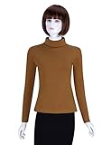 ADAMARIS Blouses For Women Juniors Fashion 2018 Spring On Sale Cotton Turtleneck Long Sleeve T-Shirt Tops