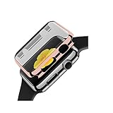 GBSELL Ultra-Slim Electroplate PC Hard Case Cover For Apple Watch Series 2 38mm (Rose Gold)