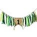 Jungle Theme Baby First Birthday Party Highchair Banner Boy Girl High Chair Bunting Garland Decoration