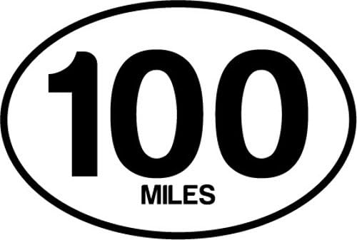 100 Mile Oval Magnet
