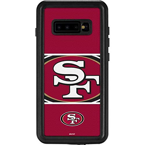 Skinit Waterproof Phone Case Compatible with Galaxy S10 Plus - Officially Licensed NFL San Francisco