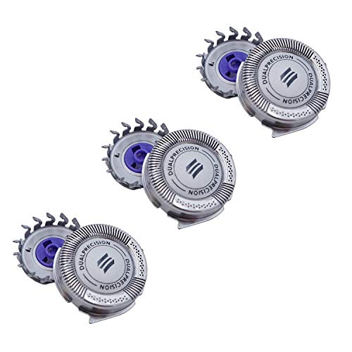 HQ8 Dual Precision Replacement Heads for Philips Norelco Shavers, OEM