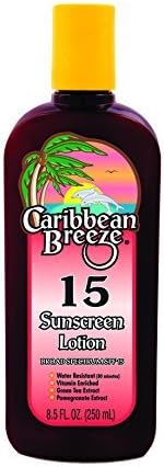Caribbean Breeze-SPF 15 SunScreen Lotion, 8.5 oz (250 ml) by Caribbean Breeze