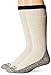 Dickies Men's 2 Pairs Cotton Thermal Boot Crew Socks, Natural/Black, Shoe Size: 6-12