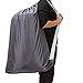 HOMEST 2 Pack XL Nylon Laundry Bag with Strap, Large Dirty Clothes Organizer, Easy Fit a Laundry Hamper or Basket, Can Carry Up to 4 Loads of Laundry, Grey
