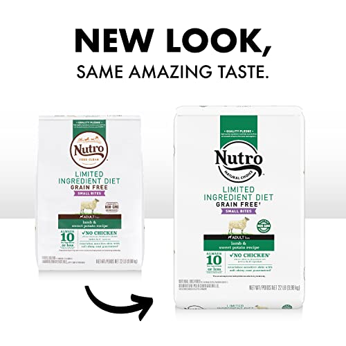 NUTRO Limited Ingredient Diet Small Bites Adult Dry Dog Food Lamb