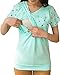 MTRNTY Women's Maternity Casual Comfortable Nursing Breast Feeding Tee Star MT31
