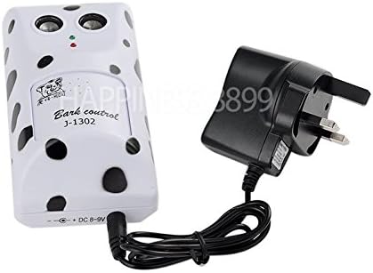 Wocharm(TM) Ultrasonic Deterrent Bark Stopper Anti No Bark Stop Dog Barking Control Device Hanger for Small Medium Dog - within 5 meter (White)