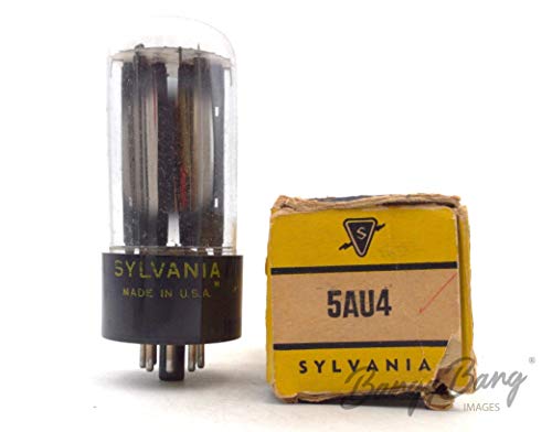 Vintage Sylvania 5AU4/5V3 Full Wave Output Rectifier TV Valve- BangyBang Tubes