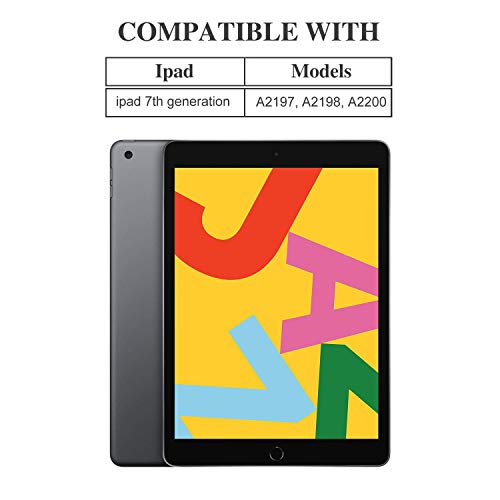 Vimorco iPad 7th Generation Case, New iPad 10.2 Inch Case 2019, Premium Protective Leather Smart Case Auto Sleep/Wake Multi-Angle Stand Cover for iPad 10.2’’ 2019