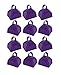 Metal School Cowbells - Set of 12 Purple Metal Cowbell Noisemakers (Purple Cowbells)…