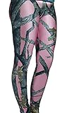 Southern Designs Light Pink Camouflage Leggings Camo - Ladies Sizes (Medium)
