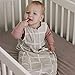 Ely's & Co Wearable Blanket Baby Sleep Bag 2 Pack I Grey Grid (3-6 Months)