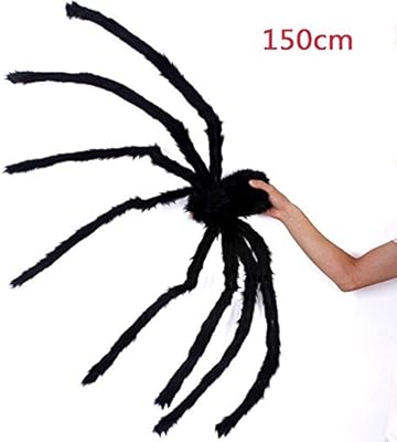 Unicoco Giant Black Spider Decorations 59 Inch 150cm Halloween