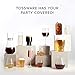 TOSSWARE POP 9oz Flute, Premium Quality, Recyclable, Unbreakable & Crystal Clear Plastic Champagne Glasses