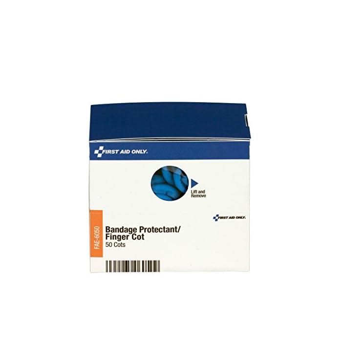 First Aid Only FAE-6050 SmartCompliance Refill Finger Cots, 50 Count