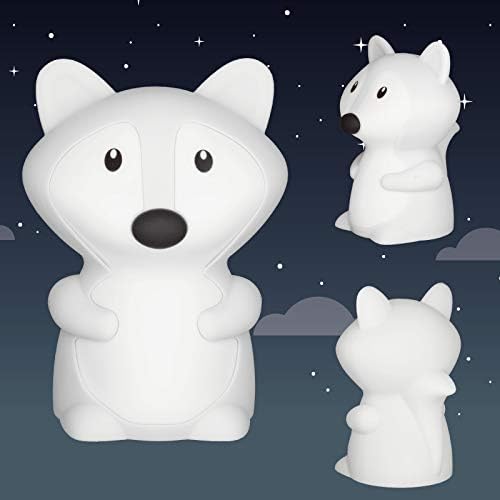 Ulysse Fox Night Light, White