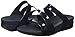 FitFlop Women's Superjelly Twist Flip Flop, Black, 8 M US