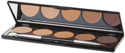 5 Shade Cream Contouring Palette - Light Or Dark (Medium)