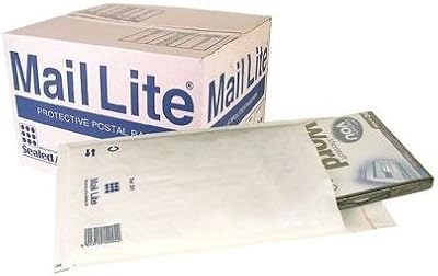Mail Lite Sealed Padded Envelope 120x210mm White Pack of 100 B/00 JL00