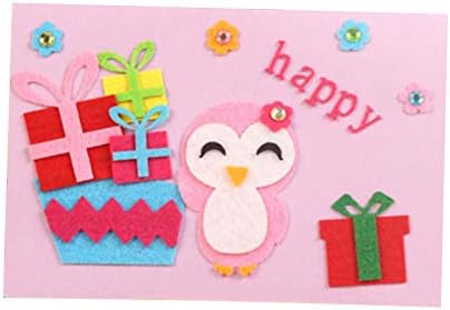 Ruikey 子供用手作りdiyグリーティングカード バレンタインデーカード メッセージカード 誕生日カード 結婚記念日の招待状 ありがとう手紙と封筒 B07yq32f 円